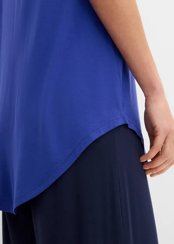 T-shirt long en viscose douce, bonprix