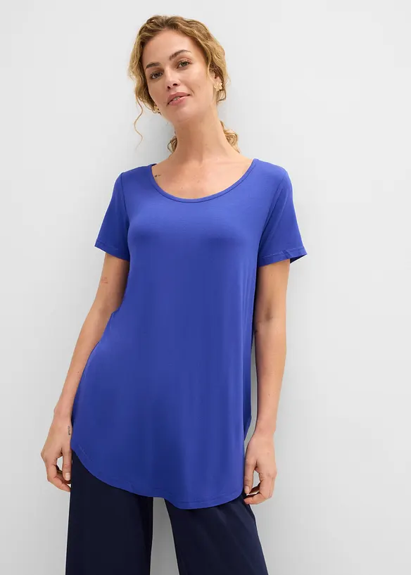T-shirt long en viscose douce, bonprix