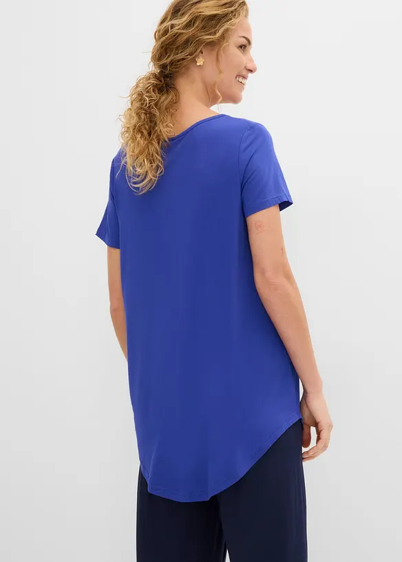 T-shirt long en viscose douce, bonprix