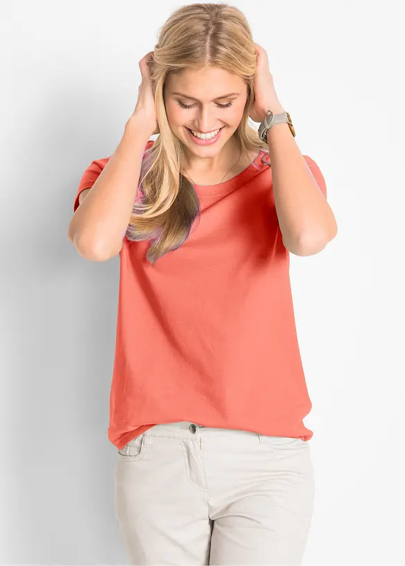Rundhals-Shirt  (5er-Pack), bonprix