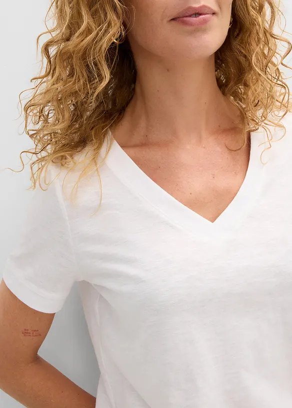 T-Shirt aus reiner Baumwolle, bonprix
