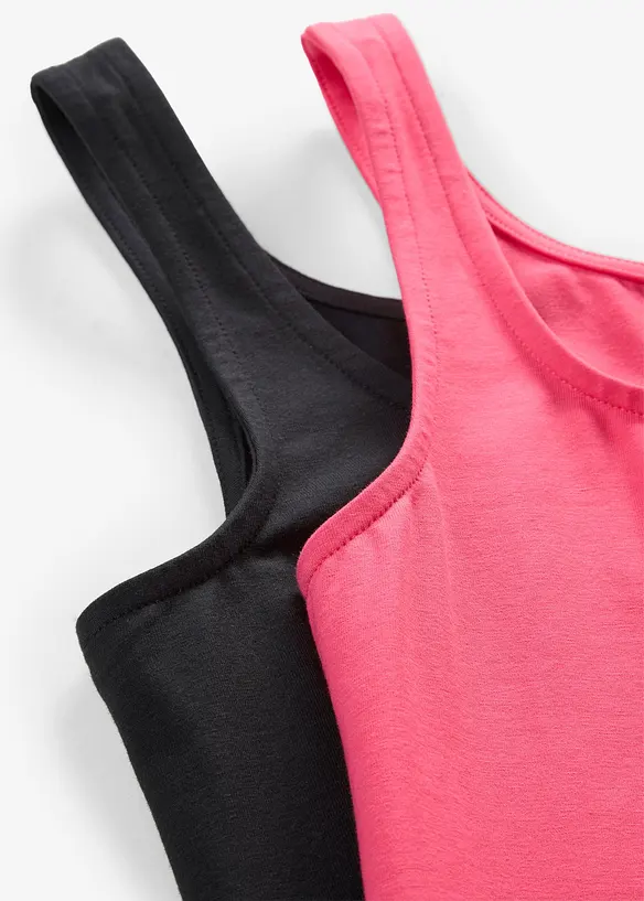 Lot de 2 tops, bonprix