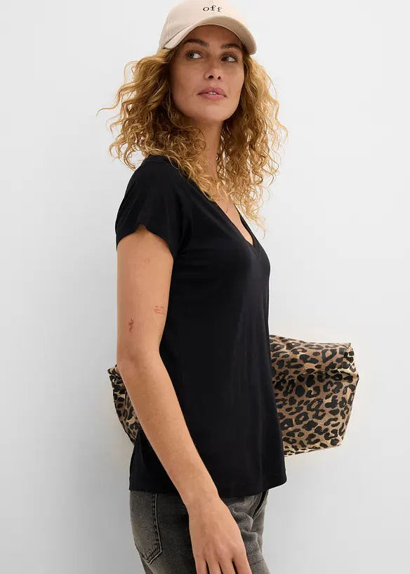 T-shirt en viscose douce, bonprix