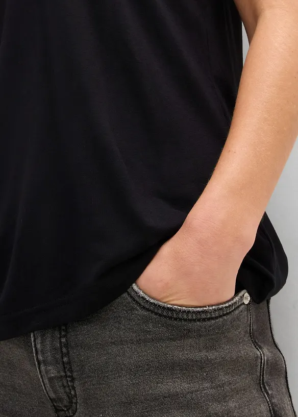 T-shirt en viscose douce, bonprix