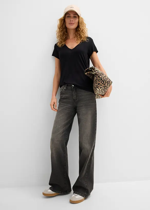 T-shirt en viscose douce, bonprix