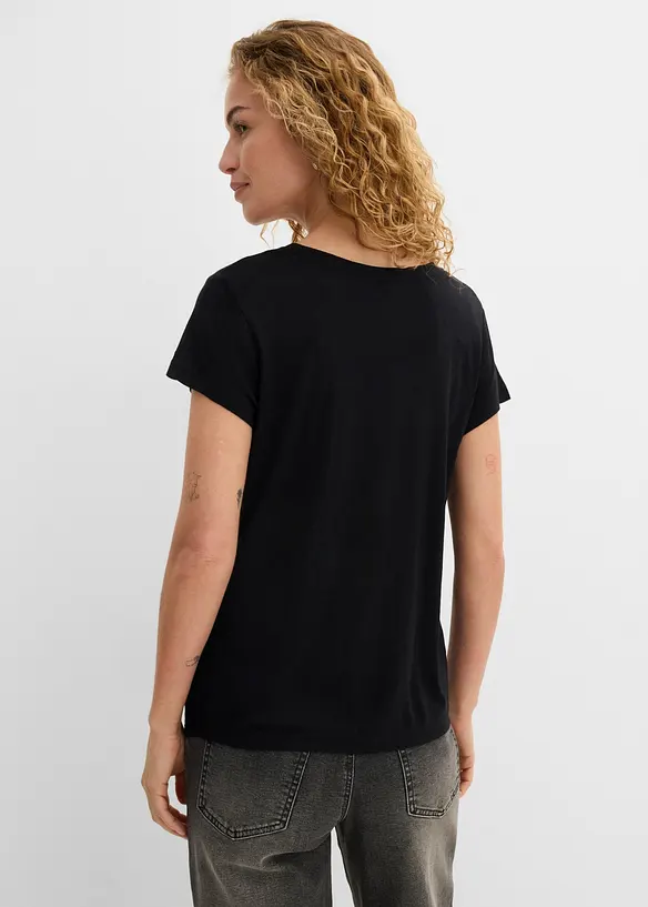 T-shirt en viscose douce, bonprix