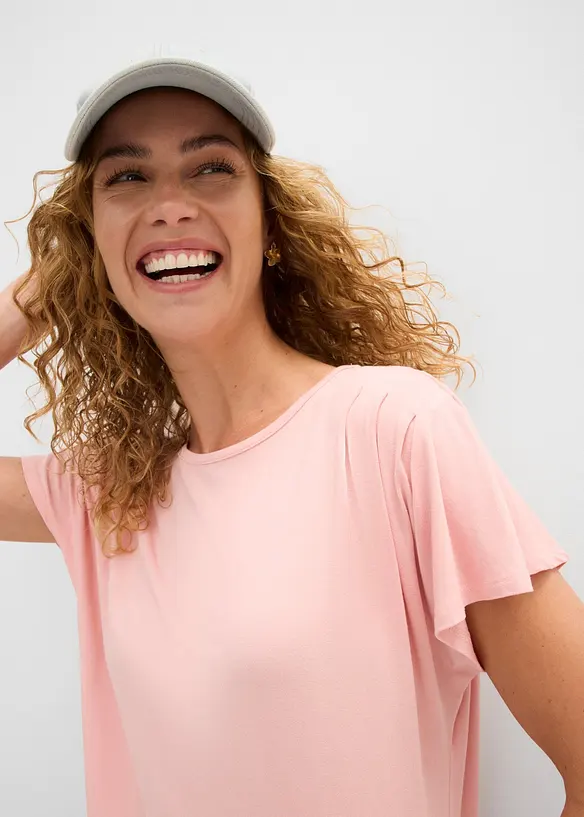 T-shirt &agrave; fronces, bonprix