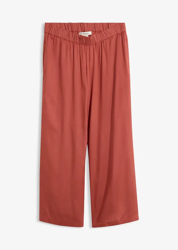 Pantalon large en viscose fluide, bonprix