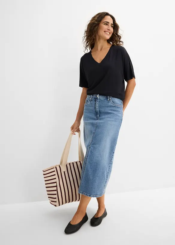 Long-Shirt aus Viskose-Mix, bonprix