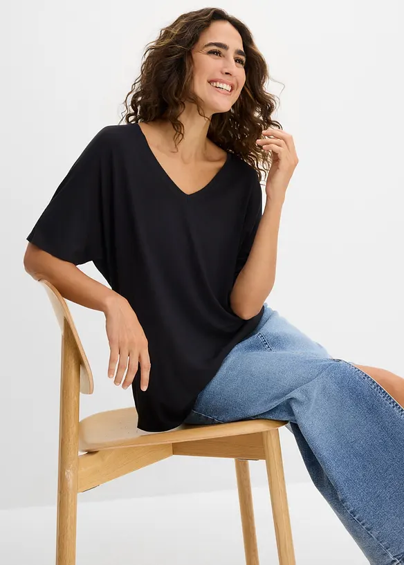 Long-Shirt aus Viskose-Mix, bonprix