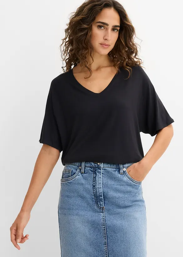Long-Shirt aus Viskose-Mix, bonprix