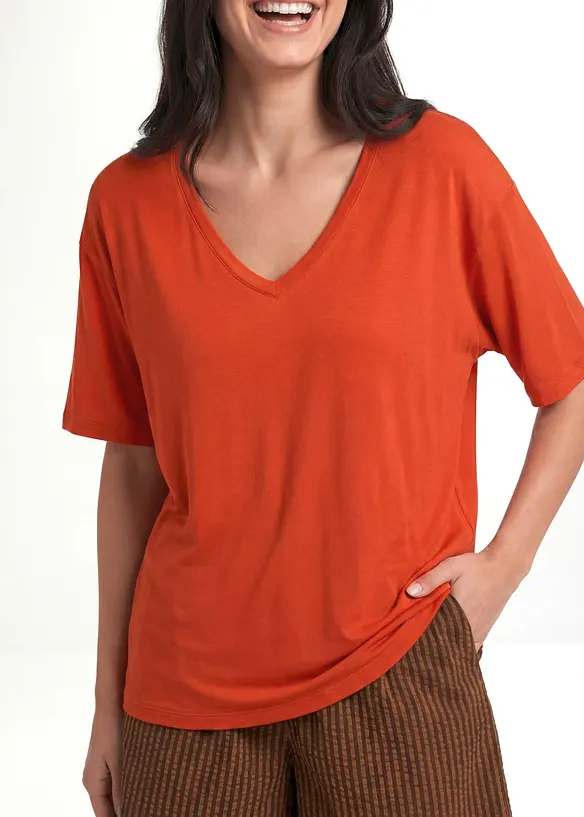 Long-Shirt aus Viskose-Mix, bonprix