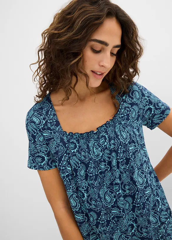 Tunique manches courtes en jersey, bonprix