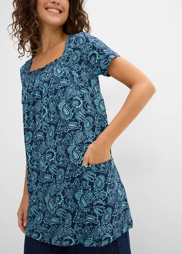 Tunique manches courtes en jersey, bonprix