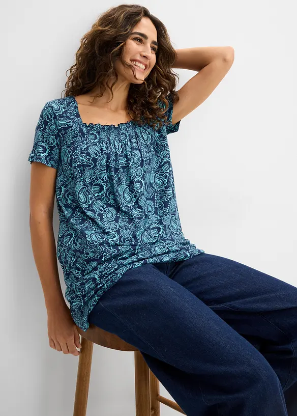Tunique manches courtes en jersey, bonprix