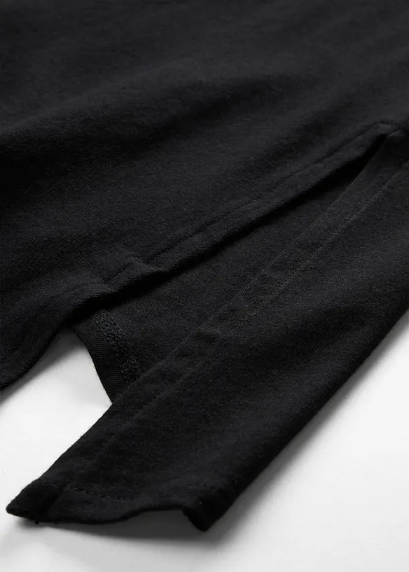Asymetrisches Longshirt aus Baumwoll-Viskose-Mischung, bonprix