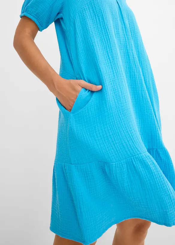 Minikleid aus Musselin, bonprix