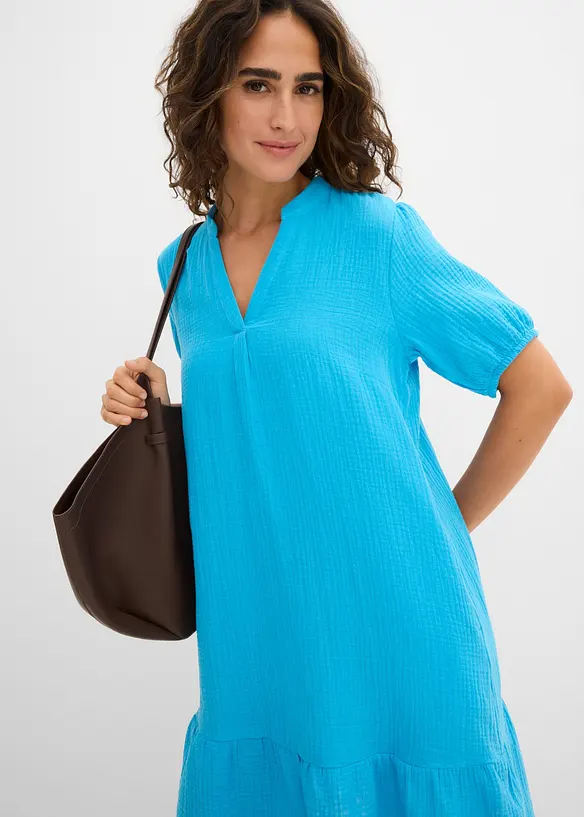 Minikleid aus Musselin, bonprix