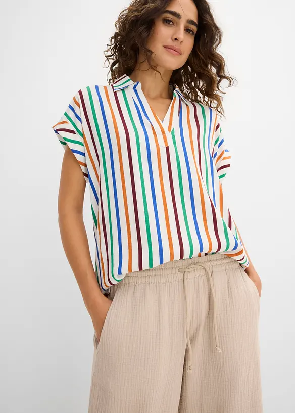 Palazzo-Hose aus luftigem Musselin, bonprix