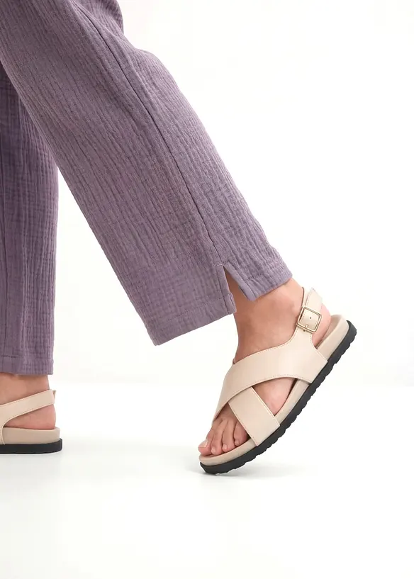 Palazzo-Hose aus luftigem Musselin, bonprix