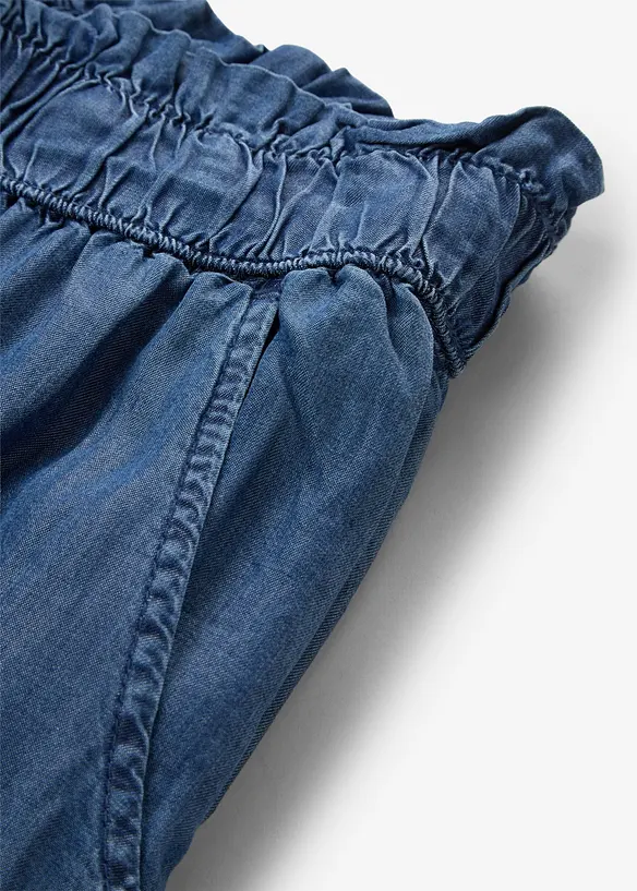 Pantalon palazzo, bas de jambes fendus, longueur 7/8, bonprix