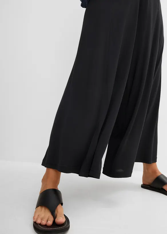 Jupe-culotte en jersey, jambes larges, bonprix