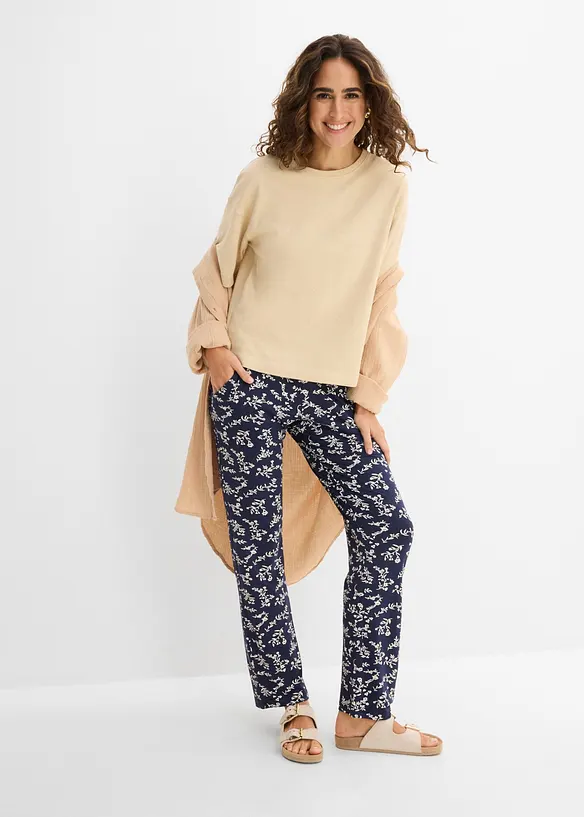 Jersey-Hose aus Viskose-Mix, bonprix
