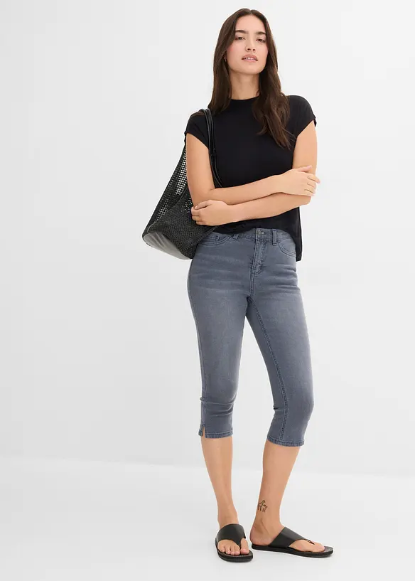 Corsaire en jean extensible, bonprix