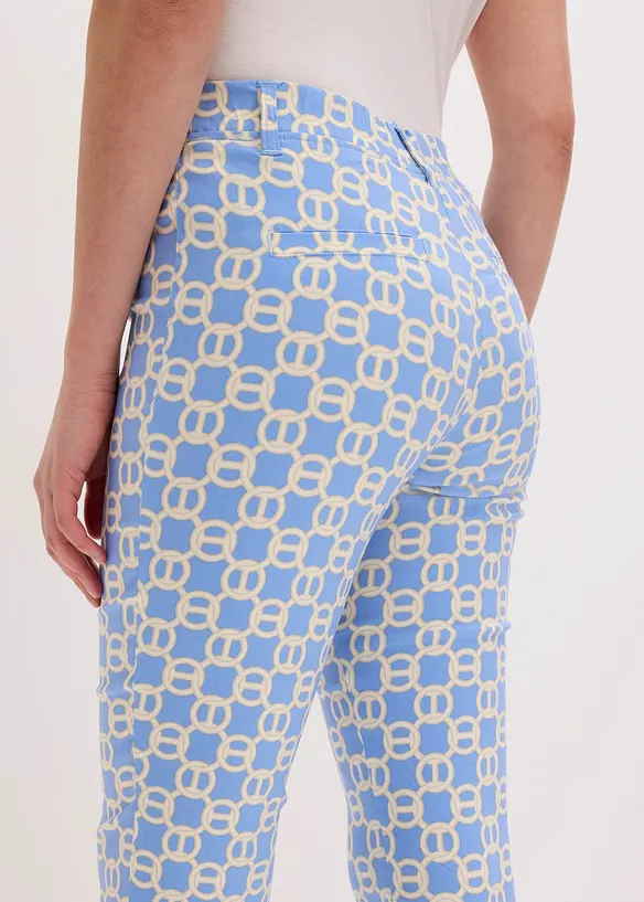 Pantalon 7/8 en bengaline extensible, bonprix
