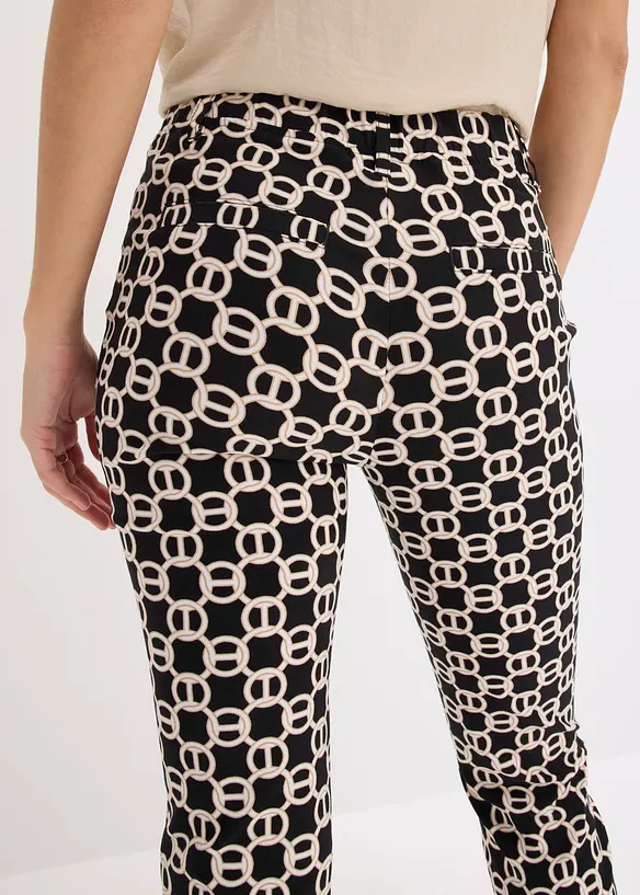 Pantalon 7/8 en bengaline extensible, bonprix