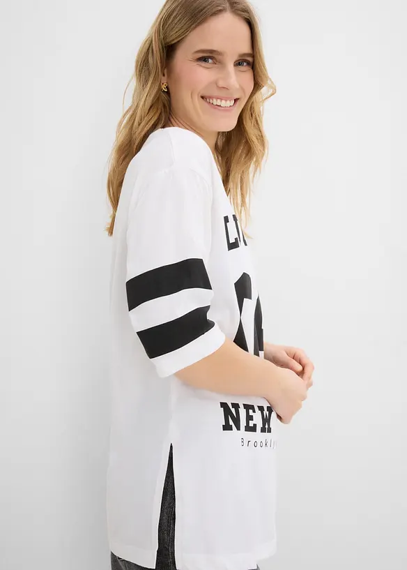 Oversize-Shirt aus reiner Bio-Baumwolle, bonprix
