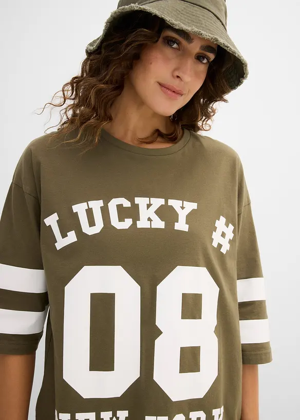 Oversize-Shirt aus reiner Bio-Baumwolle, bonprix