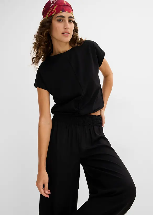 Pantalon ballon en viscose fluide, bonprix