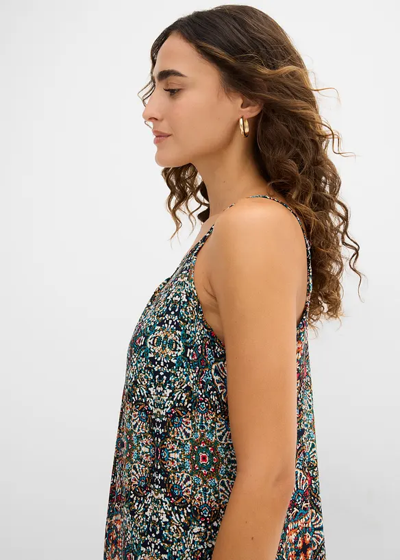 Robe &agrave; bretelles en viscose fluide, bonprix