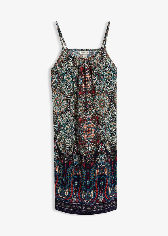 Robe &agrave; bretelles en viscose fluide, bonprix