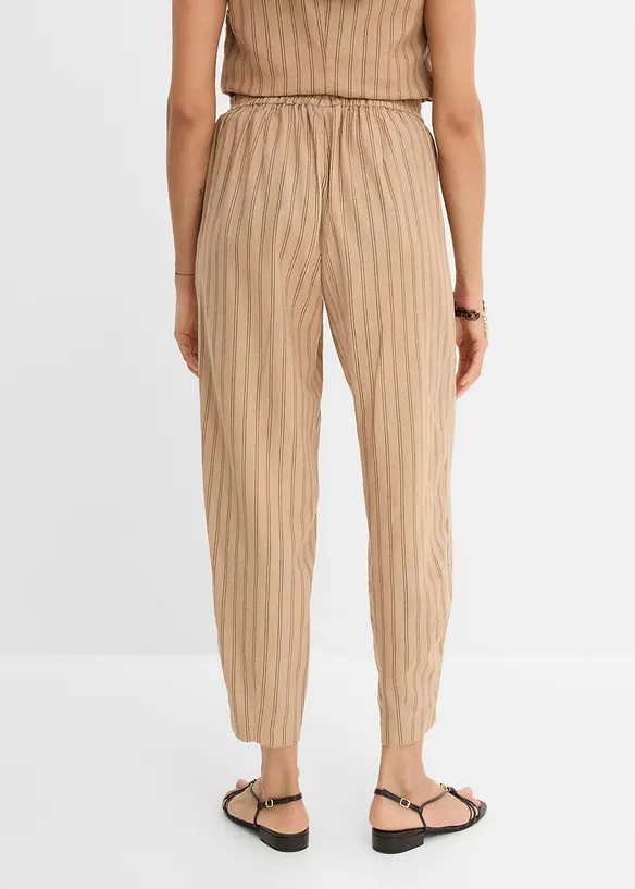 Schlupfhose aus k&uuml;hlendem Leinen-Mix, bonprix