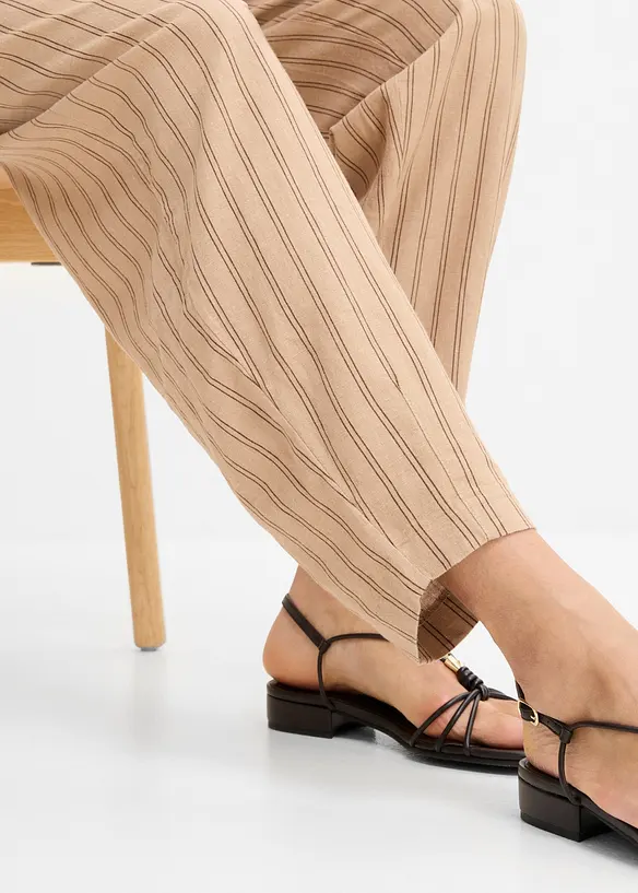 Schlupfhose aus k&uuml;hlendem Leinen-Mix, bonprix