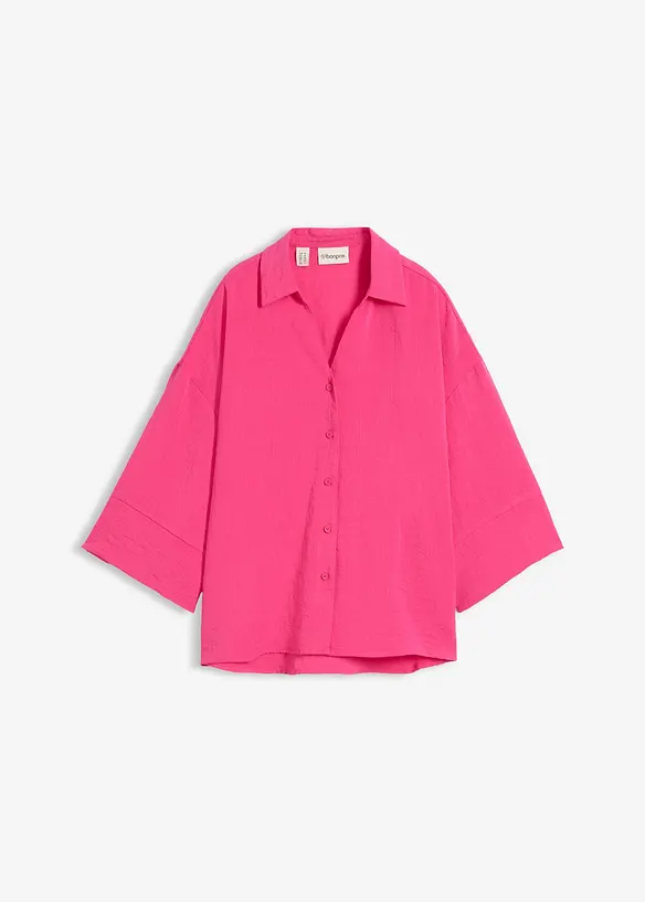 Oversize-Bluse aus Viskose-Mix, bonprix