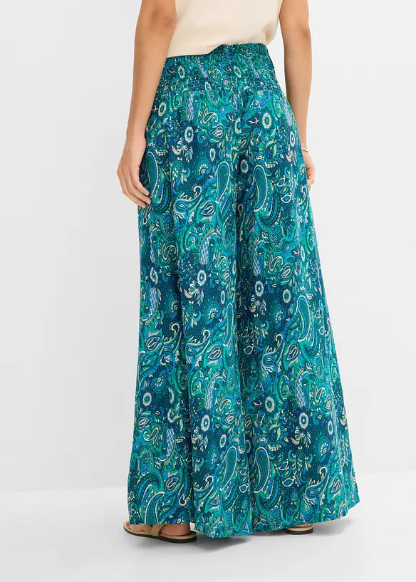 Pantalon palazzo en viscose fluide, bonprix