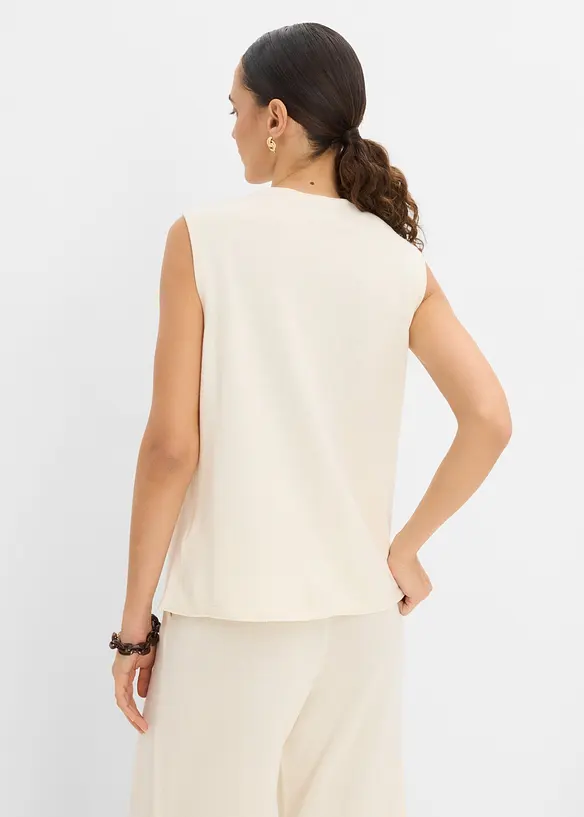 Gilet sans manches en maille estivale, bonprix