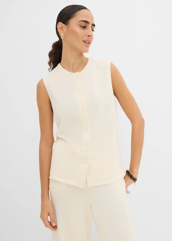 Gilet sans manches en maille estivale, bonprix