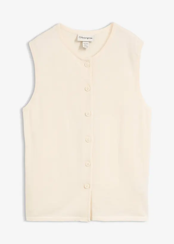 Gilet sans manches en maille estivale, bonprix