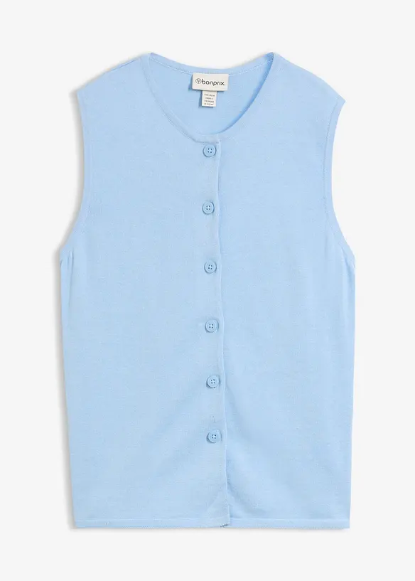 Gilet sans manches en maille estivale, bonprix