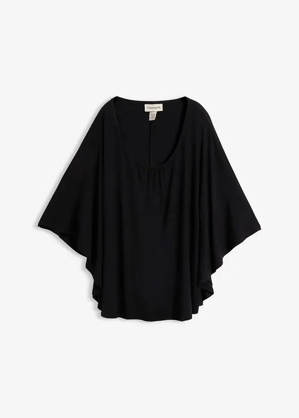 T-shirt en viscose &agrave; manches chauve-souris, bonprix