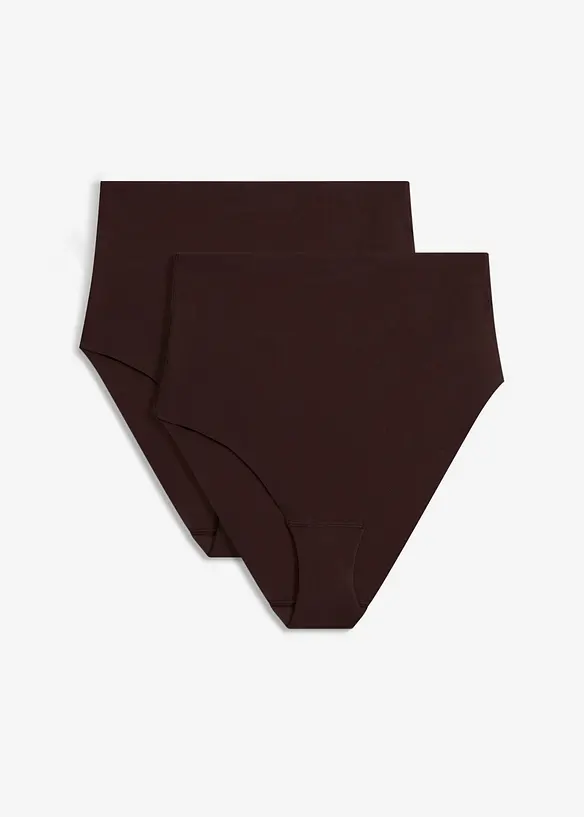 Lot de 2 slips sculptants ultra l&eacute;gers sans coutures, bonprix