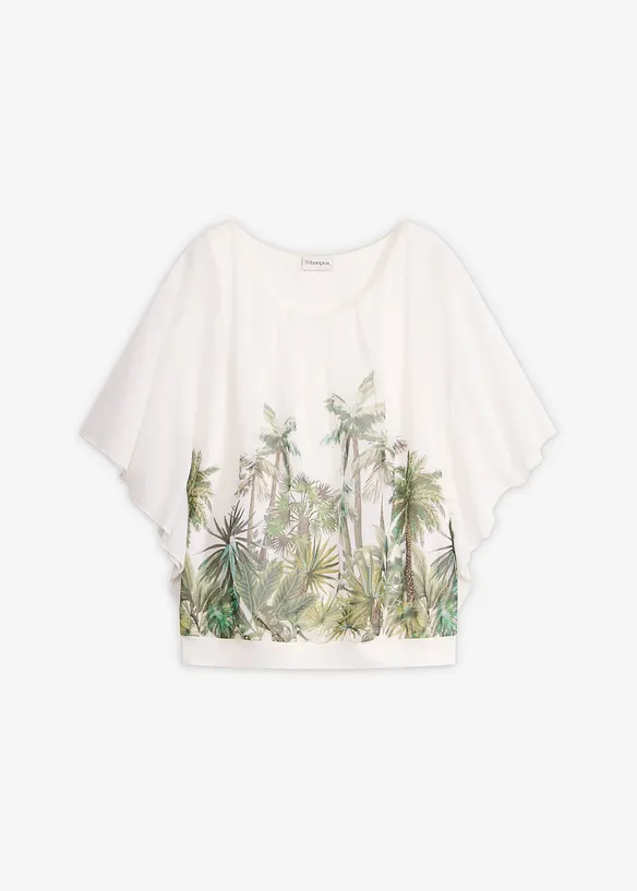 Blouse en mousseline avec top int&eacute;gr&eacute;, bonprix