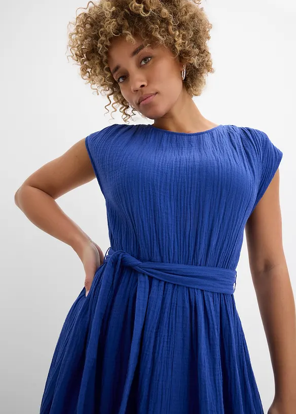 Robe midi 100% coton, bonprix