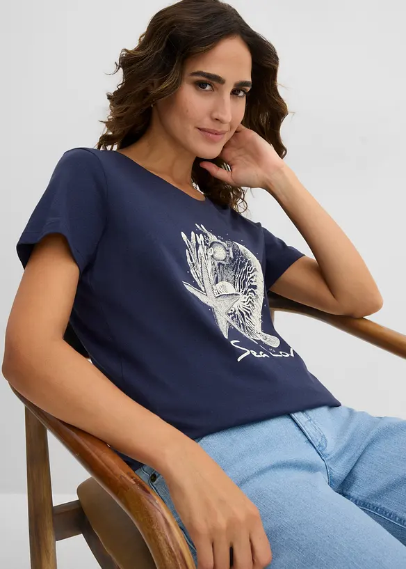 T-shirt Sea Love, bonprix