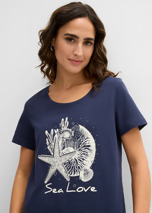 T-shirt Sea Love, bonprix