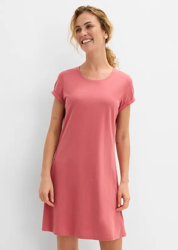 Shirtkleid aus reiner Bio-Baumwolle, bonprix